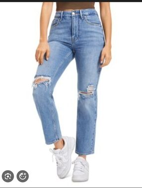 Good American 90s Cropped Icon Jeans, 8/29
